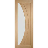 Salerno Oak - Clear Glass Internal Door
